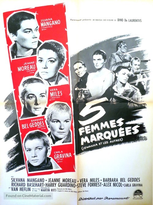 5 Branded Women - French Movie Poster