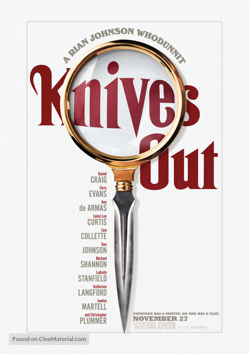 Knives Out - Movie Poster