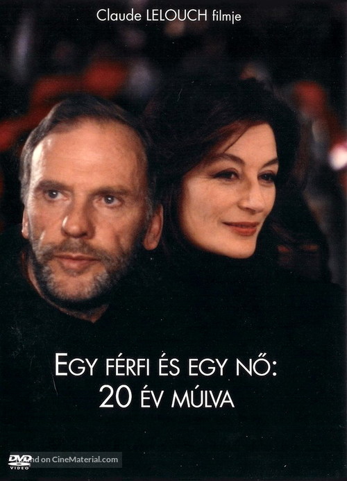 Un homme et une femme, 20 ans d&eacute;j&agrave; - Hungarian DVD movie cover