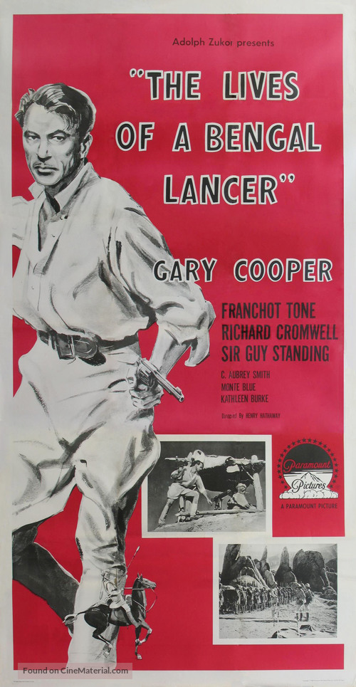 The Lives of a Bengal Lancer - Movie Poster