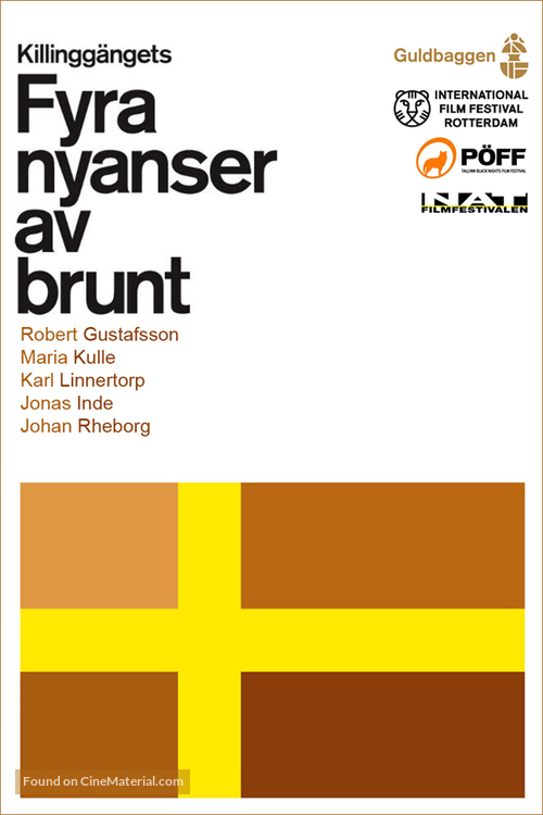 Fyra nyanser av brunt - Swedish Movie Poster