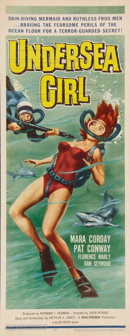 Undersea Girl - Movie Poster
