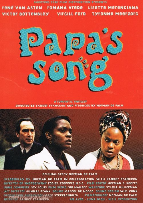 Papa&#039;s Song - Dutch Movie Poster