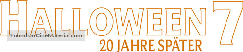 Halloween H20: 20 Years Later - German Logo