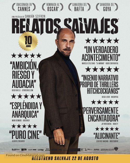 Relatos salvajes - Argentinian Re-release movie poster