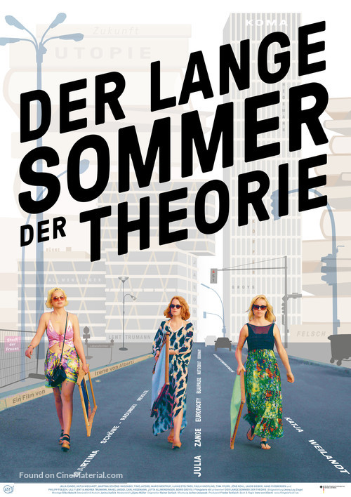 Der lange Sommer der Theorie - German Movie Poster