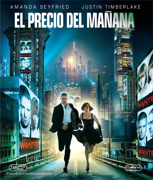 In Time - Argentinian Blu-Ray movie cover