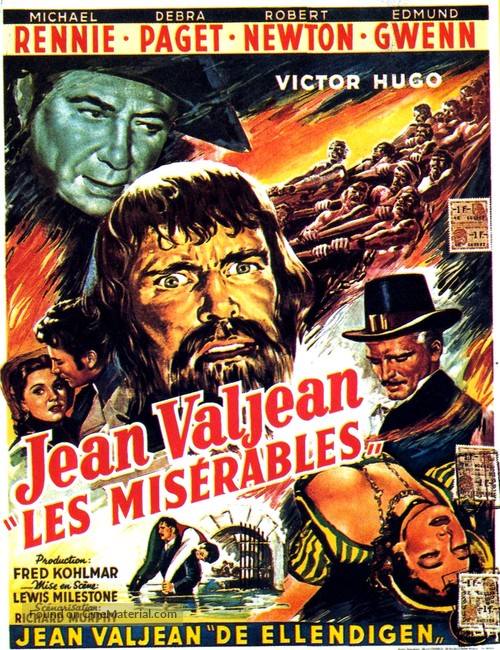 Les miserables - Belgian Movie Poster