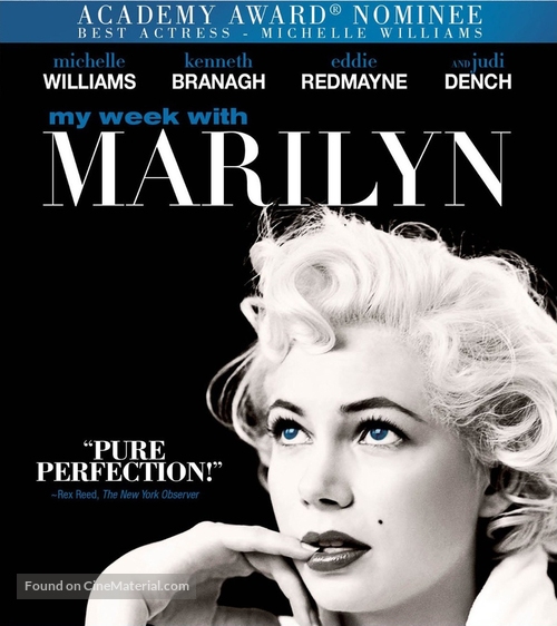 My Week with Marilyn - Blu-Ray movie cover