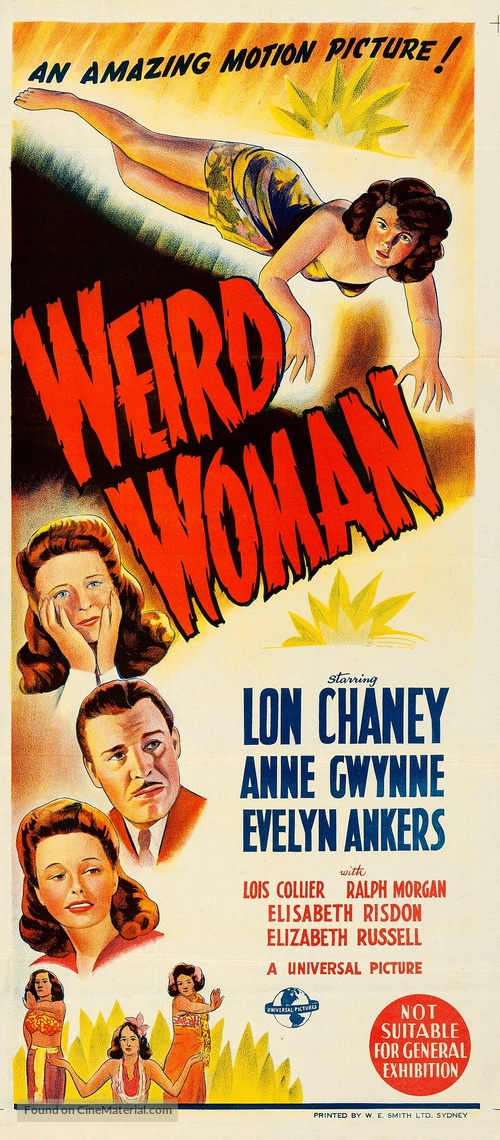 Weird Woman - Australian Movie Poster