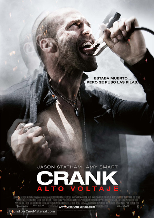 Crank: High Voltage - Spanish Movie Poster