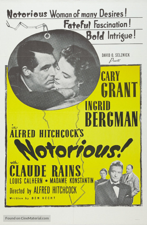 Notorious - Re-release movie poster