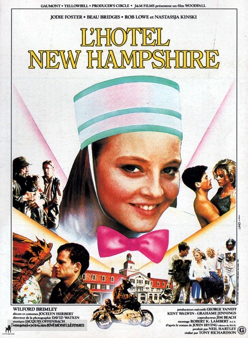 The Hotel New Hampshire - French Movie Poster