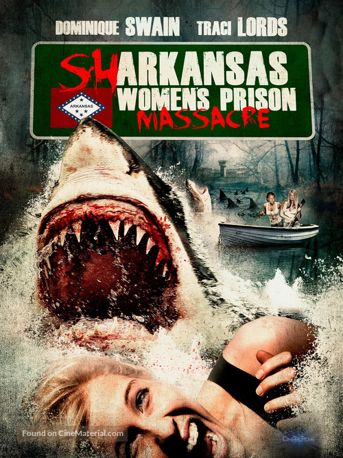 Sharkansas Women&#039;s Prison Massacre - DVD movie cover
