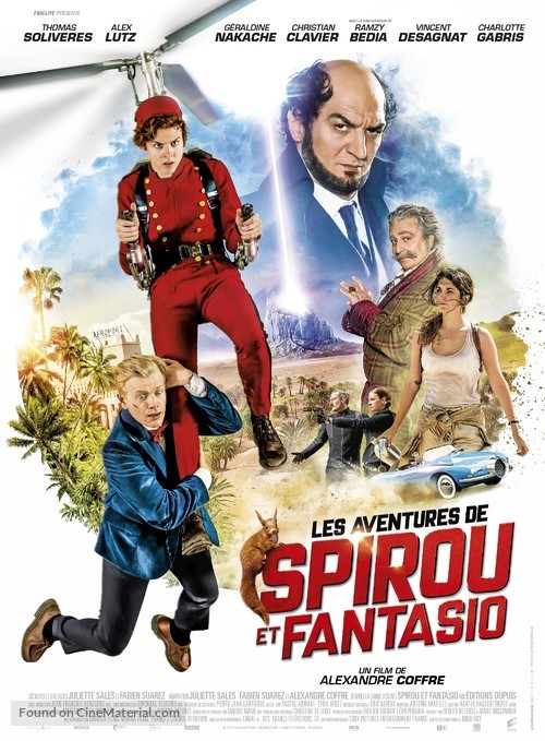 Les aventures de Spirou et Fantasio - French Movie Poster