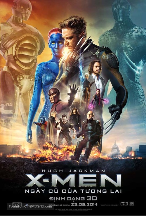 X-Men: Days of Future Past - Vietnamese Movie Poster