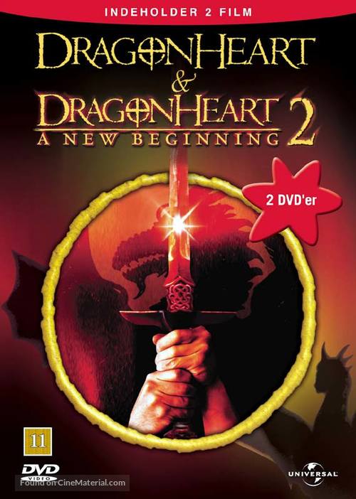 Dragonheart: A New Beginning - Danish DVD movie cover