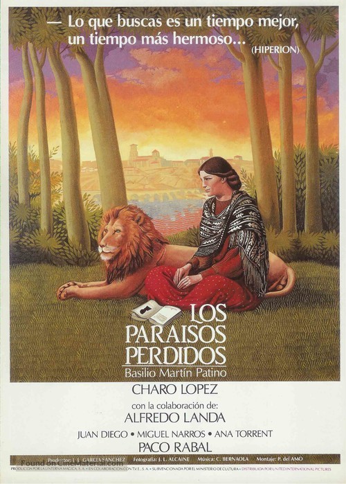 Para&iacute;sos perdidos, Los - Spanish Movie Poster