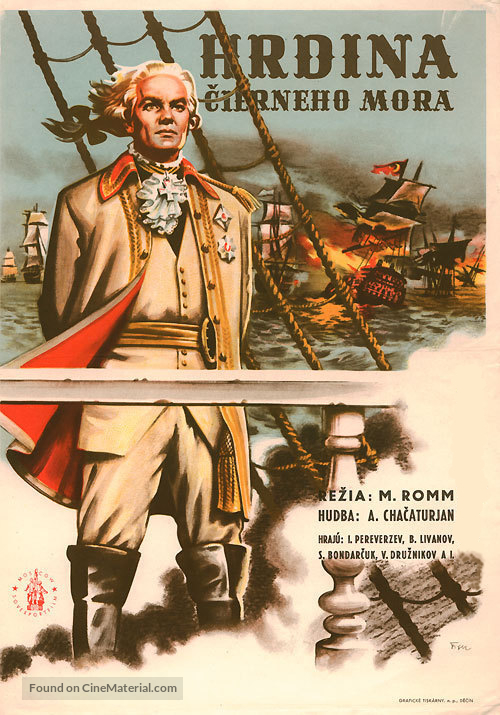 Admiral Ushakov - Slovak Movie Poster