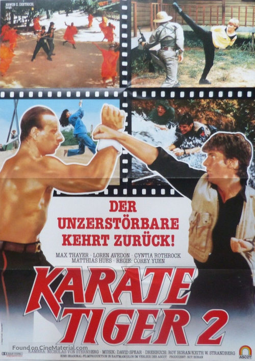 No Retreat No Surrender 2 - German Movie Cover