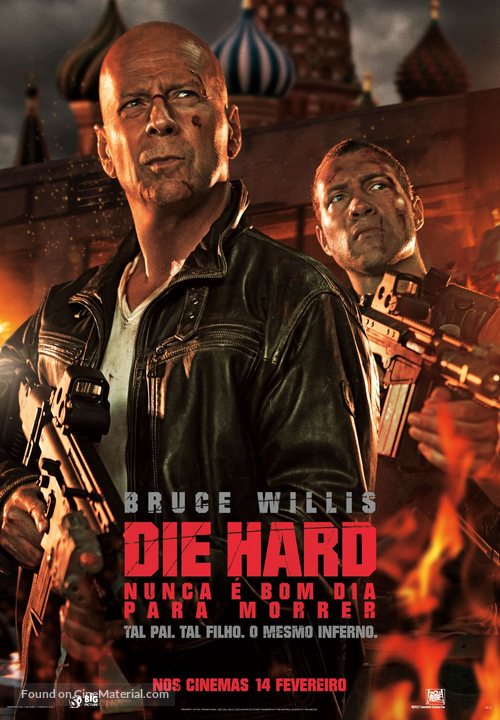 A Good Day to Die Hard - Portuguese Movie Poster