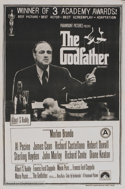 The Godfather - Indian Movie Poster