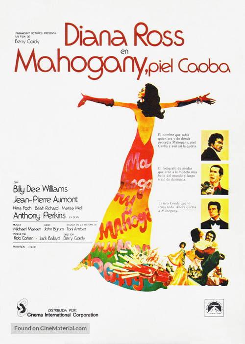 Mahogany - Spanish Movie Poster