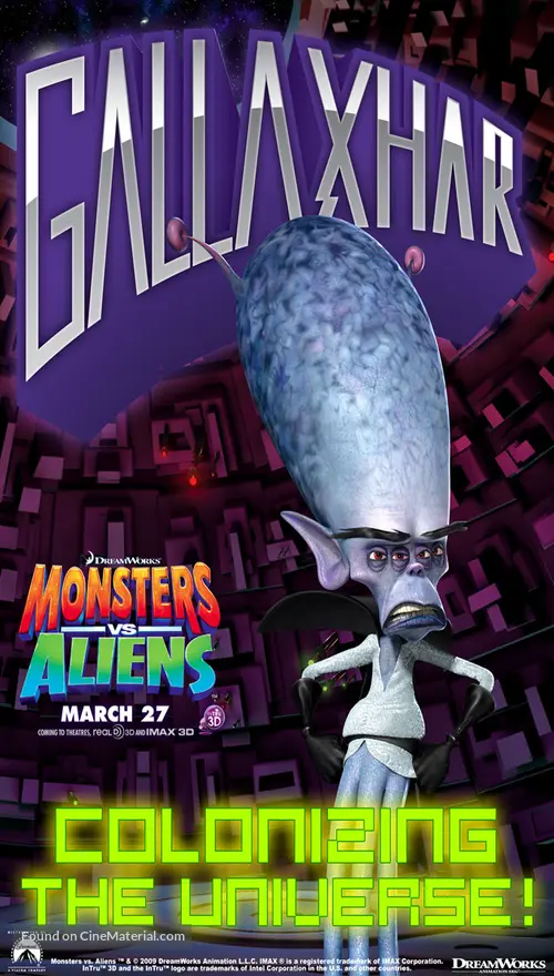 Monsters vs. Aliens - Movie Poster