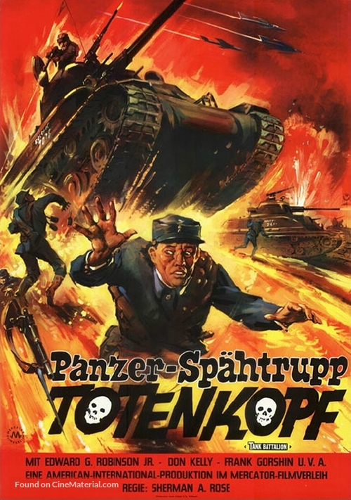 Tank Battalion - German Movie Poster