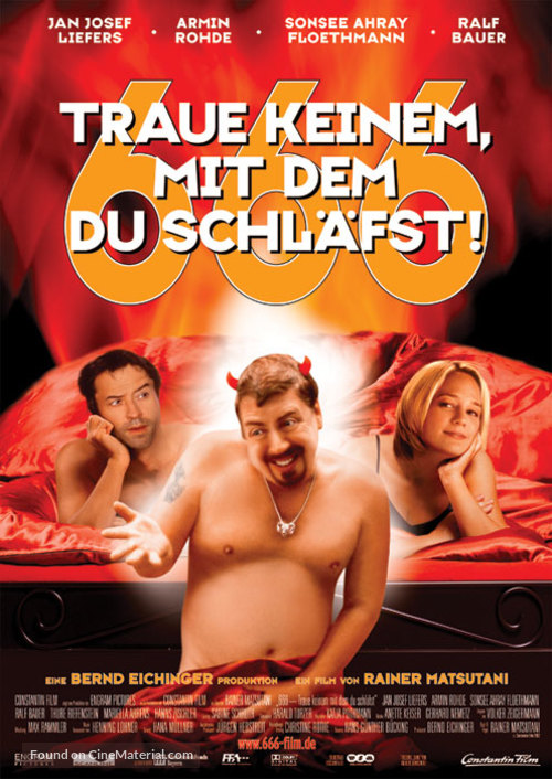 666 - Traue keinem, mit dem Du schl&auml;fst! - German Movie Poster