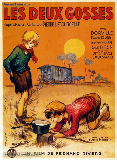 Les deux gosses - French Movie Poster