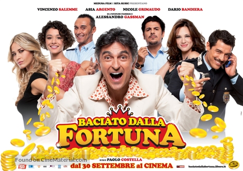 Baciato dalla fortuna - Italian Movie Poster