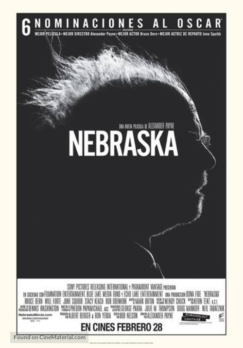 Nebraska - Argentinian Movie Poster