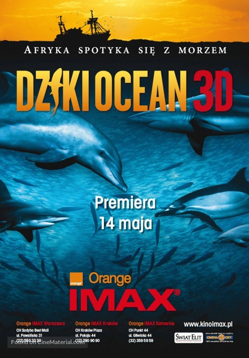 Wild Ocean 3D - Polish Movie Poster