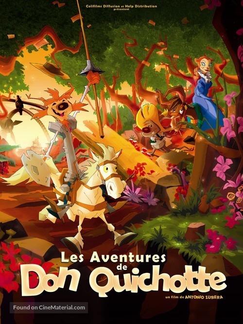 Las aventuras de Don Quijote - French Movie Poster