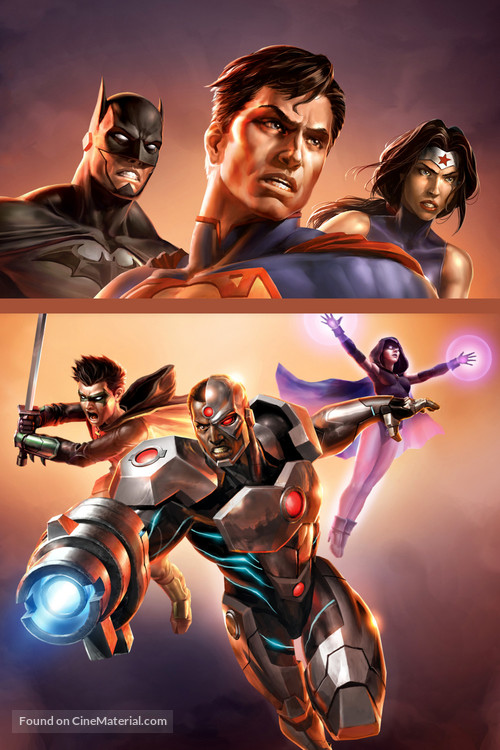 Justice League vs. Teen Titans - Key art