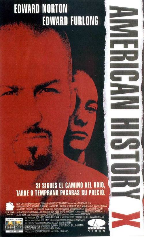 American History X - Spanish VHS movie cover