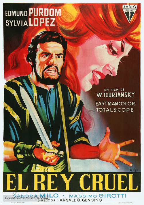 Erode il grande - Spanish Movie Poster