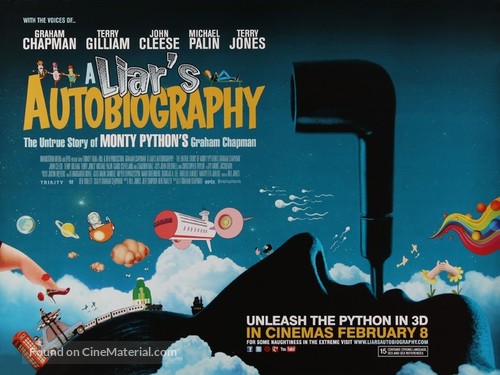 A Liar&#039;s Autobiography - The Untrue Story of Monty Python&#039;s Graham Chapman - British Movie Poster