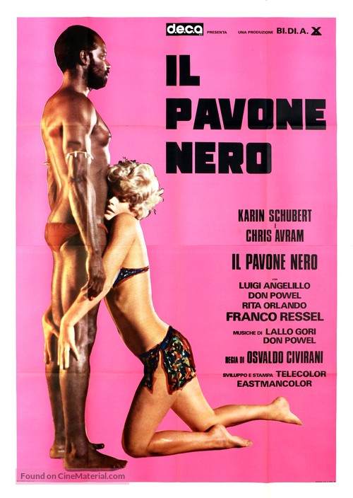 Il pavone nero - Italian Movie Poster