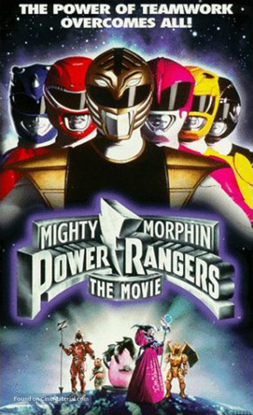 Mighty Morphin Power Rangers: The Movie - VHS movie cover