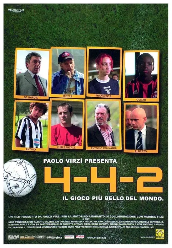 4-4-2 - Il gioco più bello del mondo - Italian Movie Poster 4-4-2 - Il gioco più bello del mondo - Italian Movie Poster