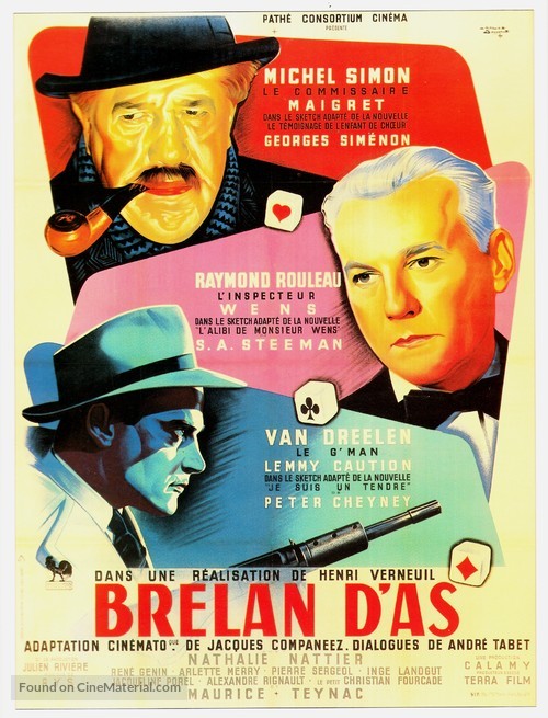 Brelan d&#039;as - French Movie Poster