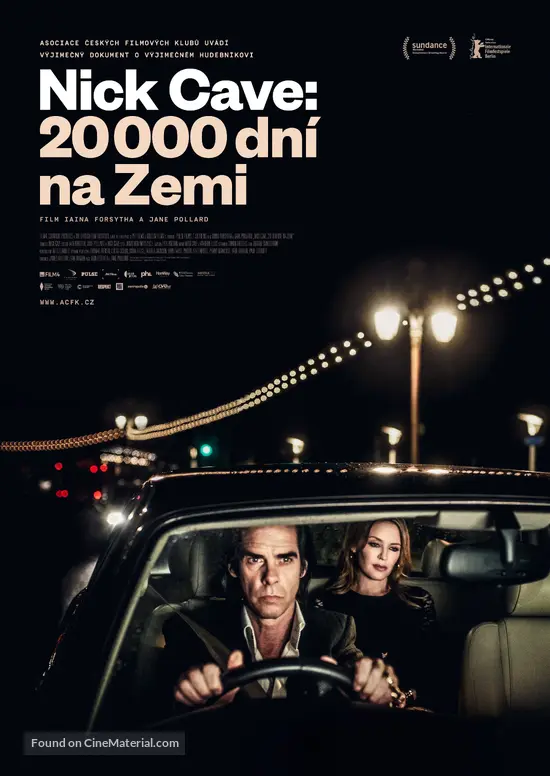 20,000 Days on Earth - Czech Movie Poster