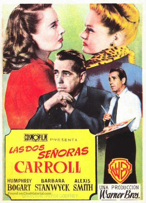 The Two Mrs. Carrolls - Spanish Movie Poster