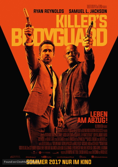 The Hitman&#039;s Bodyguard - German Movie Poster