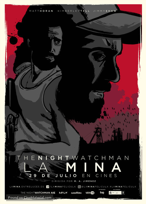 The Night Watchman - Spanish Movie Poster