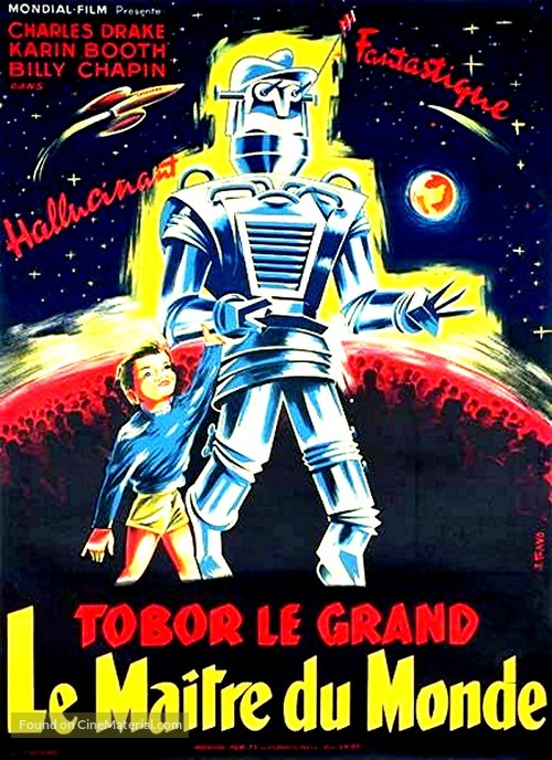 Tobor the Great - French Movie Poster