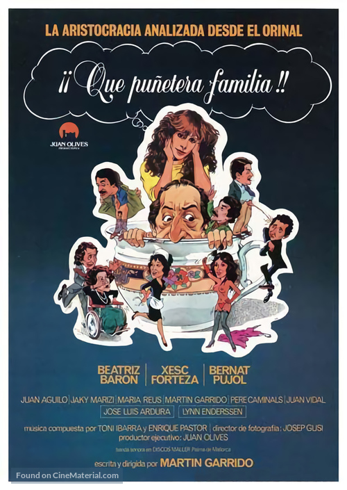 Qu&eacute; pu&ntilde;etera familia - Spanish Movie Poster