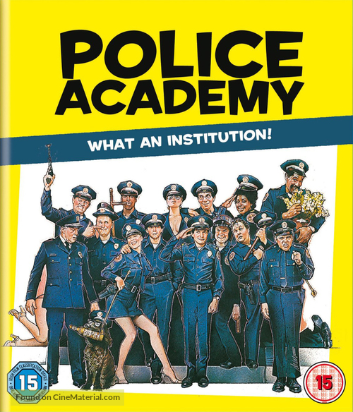 Police Academy - British Blu-Ray movie cover